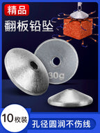 Flip-Plate Flat Lead Sinker, 0.7–3.5 oz (20–100 g) – product photo