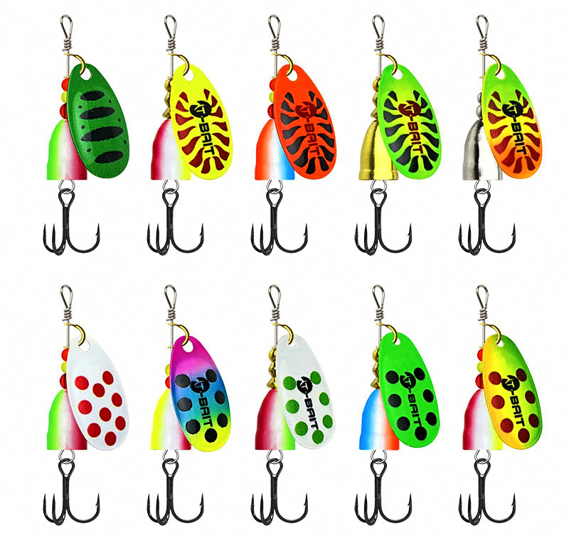Spinner Spoon Lure with Treble Hook, 5–12 g (0.18–0.42 oz) – product photo