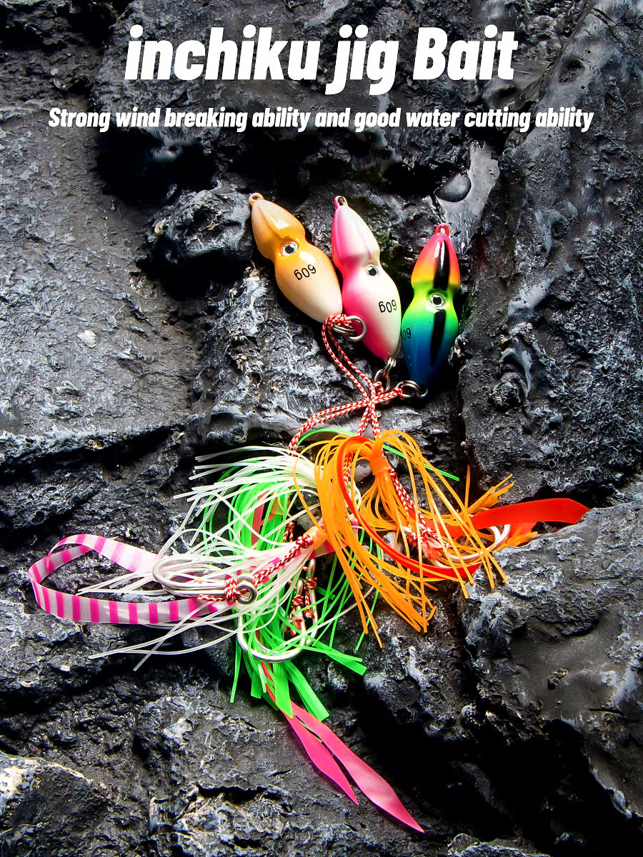 Peanut Head Slow Pitch Metal Jig, 40–100 g (1.4–3.5 oz) – product photo