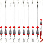 Wire Leader with Bullet Sinker, 49-Strand Stainless, 30-60 lb