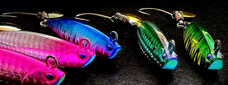Small Fat Metal Jig, 40–100 g (1.4–3.5 oz), UV Glow Colors – product photo