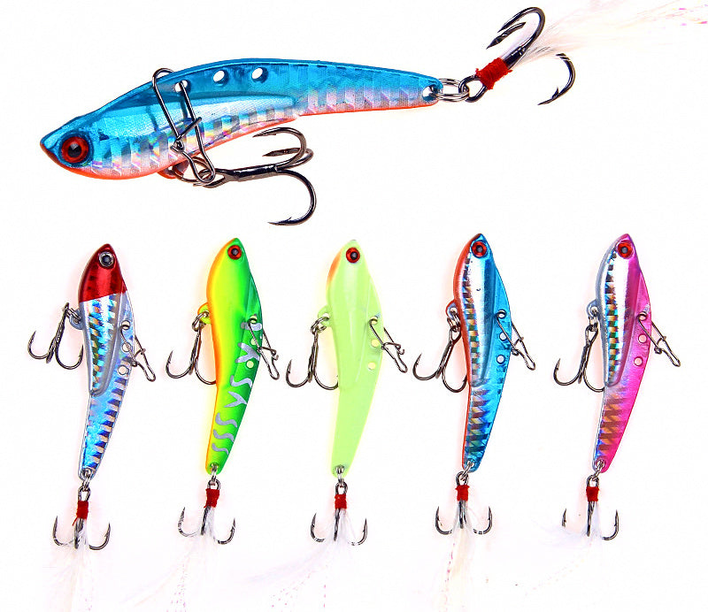 VIB Blade Bait with Feathered Hook, 13–30 g (0.5–1.1 oz) – product photo