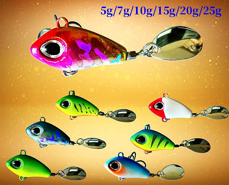 VIB Blade Bait with Spinner, Single Hook, 5–25 g (0.2–0.9 oz) – product photo