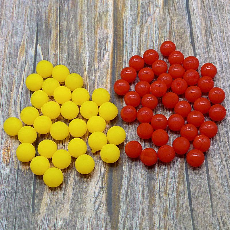 Scented Soft Floating Beads, Corn & Strawberry, 13-18 mm – product photo
