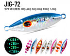 Slow Pitch Metal Jig, 30–120 g (1.1–4.2 oz) – product photo