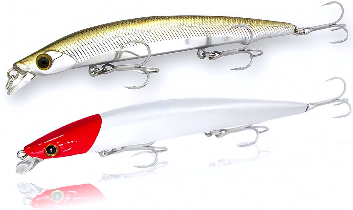 Shallow Bent-Waist Minnow Lure, 6.3–13 g (0.22–0.46 oz) – product photo