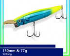 Sinking Pencil Bait, 20–77 g (0.7–2.7 oz), 85–150 mm – product photo