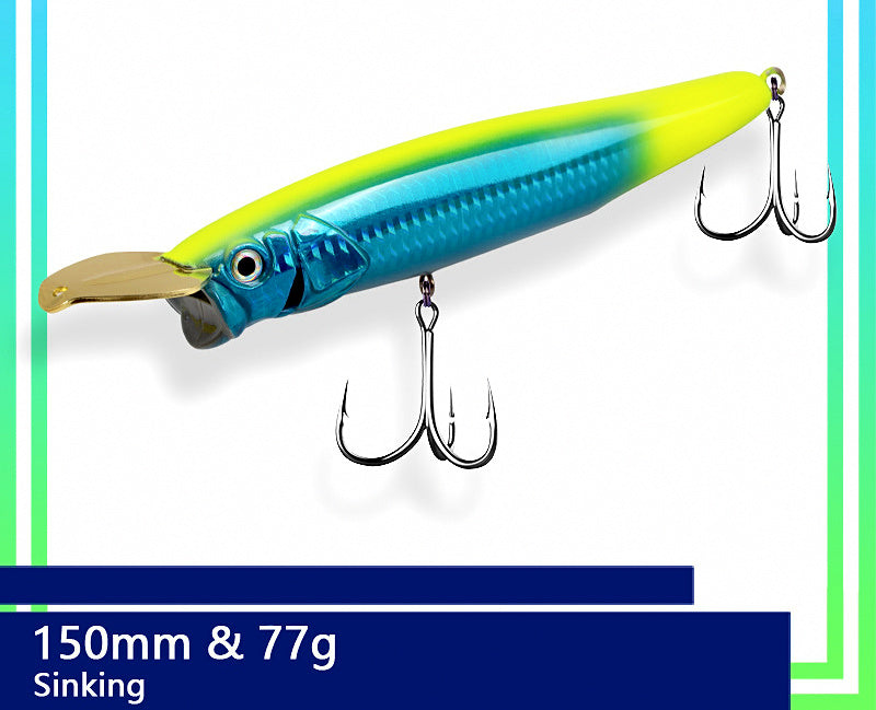 Sinking Pencil Bait, 20–77 g (0.7–2.7 oz), 85–150 mm – product photo