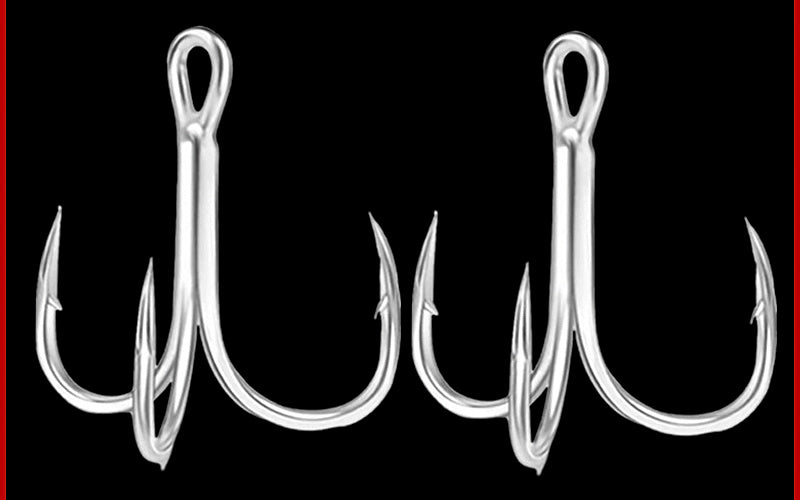 Treble Hooks, 5X Strong, Rust-Resistant, 20 or 50 Pack – product photo