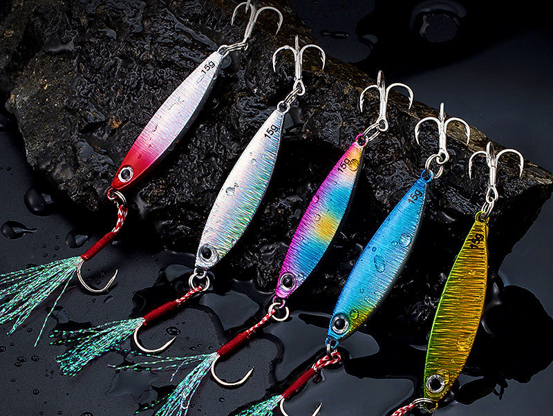 Laser Casting Jig with Feather Hook, 7–30 g (0.25–1.06 oz) – product photo