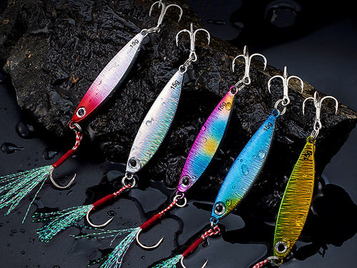 Laser Casting Jig with Feather Hook, 7–30 g (0.25–1.06 oz) – product photo