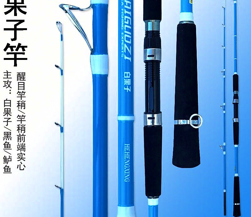 Saltwater Boat Rod, Solid Tip, 2-Pc Carbon, 80–300 g (2.8–10.6 oz) – product photo
