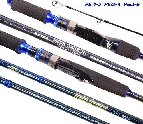 Carbon Slow Pitch Jigging Boat Rod, 2-Piece, 1.8–1.98 m – product photo
