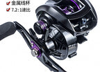 Round Baitcasting Reel, 2000 Size, Metal Spool, L/R Hand – product photo