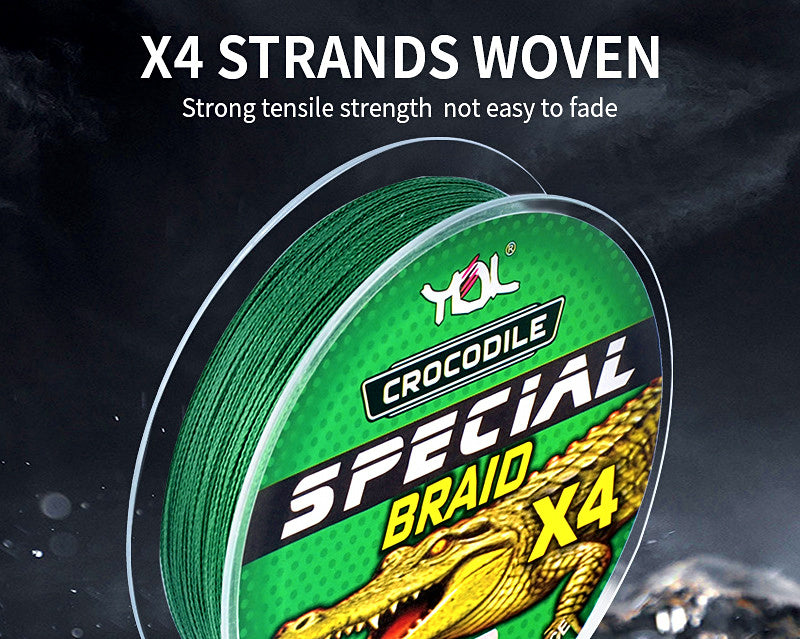 X4 Braided PE Fishing Line, 100 m (109 yd), 9 Colors – product photo