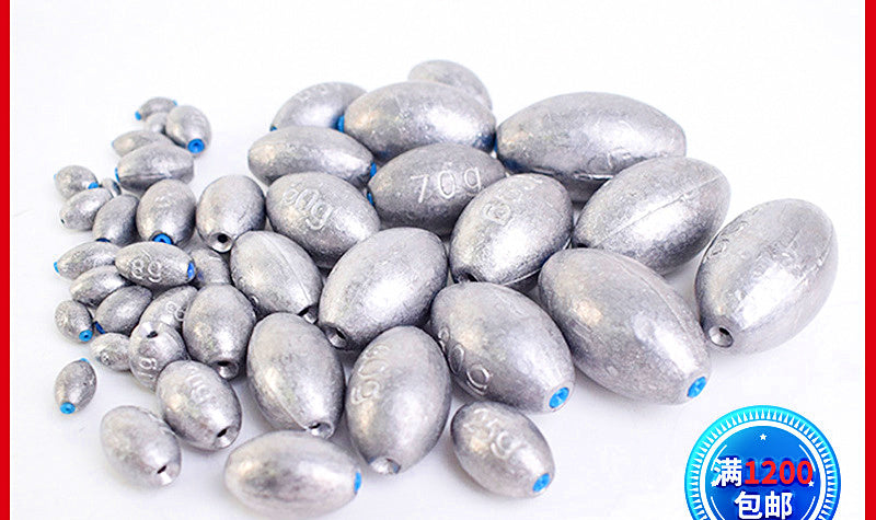 Olive Lead Sinker, 0.02–10.6 oz (0.5–300 g) – product photo