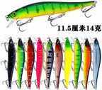 Sinking Minnow Hard Bait with Rattle, 11.5 cm / 14 g (0.5 oz) – product photo
