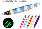 Slow Pitch Jig, Glow UV, 60–200 g (2.1–7.1 oz) – product photo