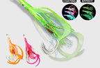 Luminous Squid Skirt Jig, Iron Plate Double Hook Rig – product photo