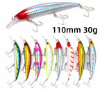 Glow Sinking Minnow Hard Bait, 11 cm (4.3 in), 30 g (1.1 oz) – product photo