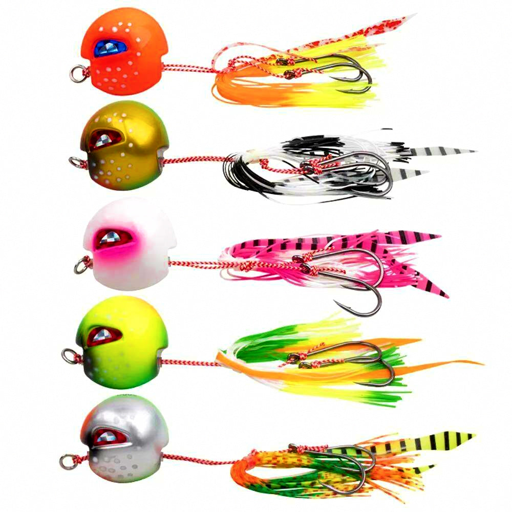 Glow Slow Pitch Metal Jig, 100–200 g (3.5–7.1 oz)