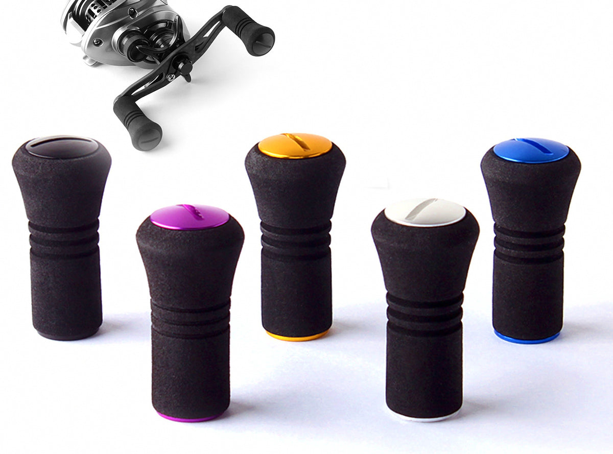 EVA Cylinder Reel Handle Knob, Lightweight Upgrade Part – product photo