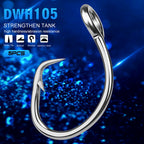 Stainless Steel Barbed Saltwater Hooks, 5-Pack, 11/0–16/0 – product photo