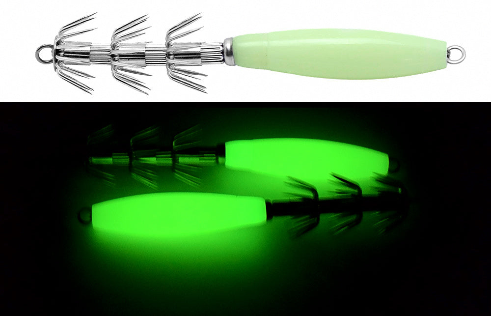 Glow Squid Jig, Shrimp Style, 20–48 g (0.7–1.7 oz) – product photo