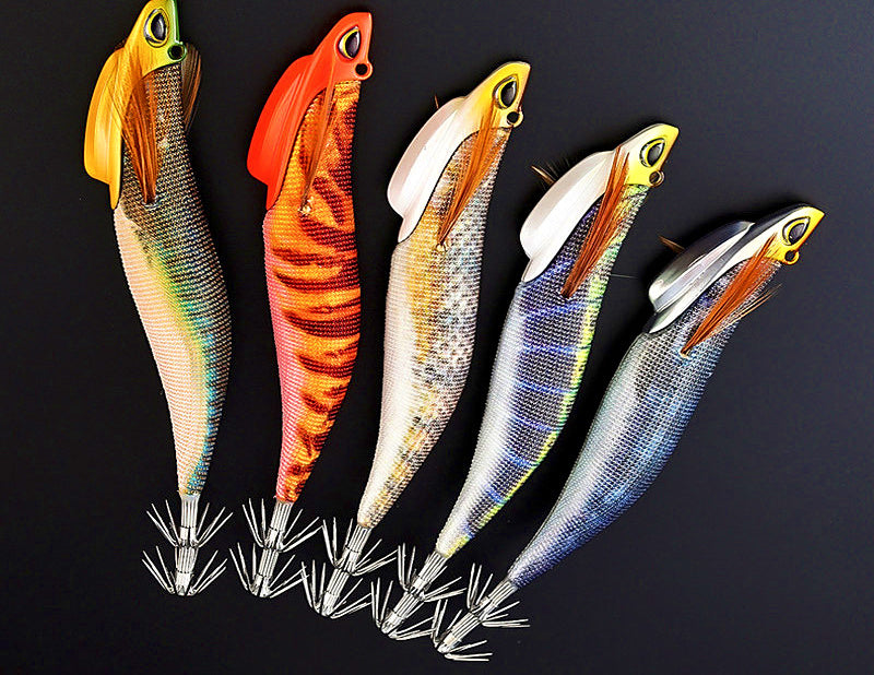 Weighted Wood Shrimp Squid Jig, 13 cm, 30 g (1.1 oz) – product photo