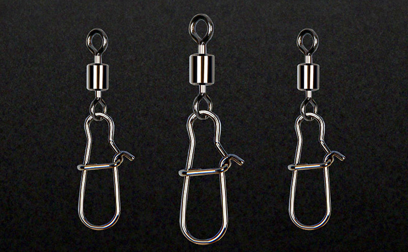 Brass Fishing Snap Connectors, Interlock Snaps, Sizes 2–14 – product photo
