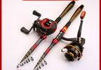 Telescopic Carbon Travel Rod, 1.8–3.0 m (5.9–9.8 ft) – product photo