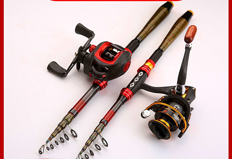Telescopic Carbon Travel Rod, 1.8–3.0 m (5.9–9.8 ft) – product photo