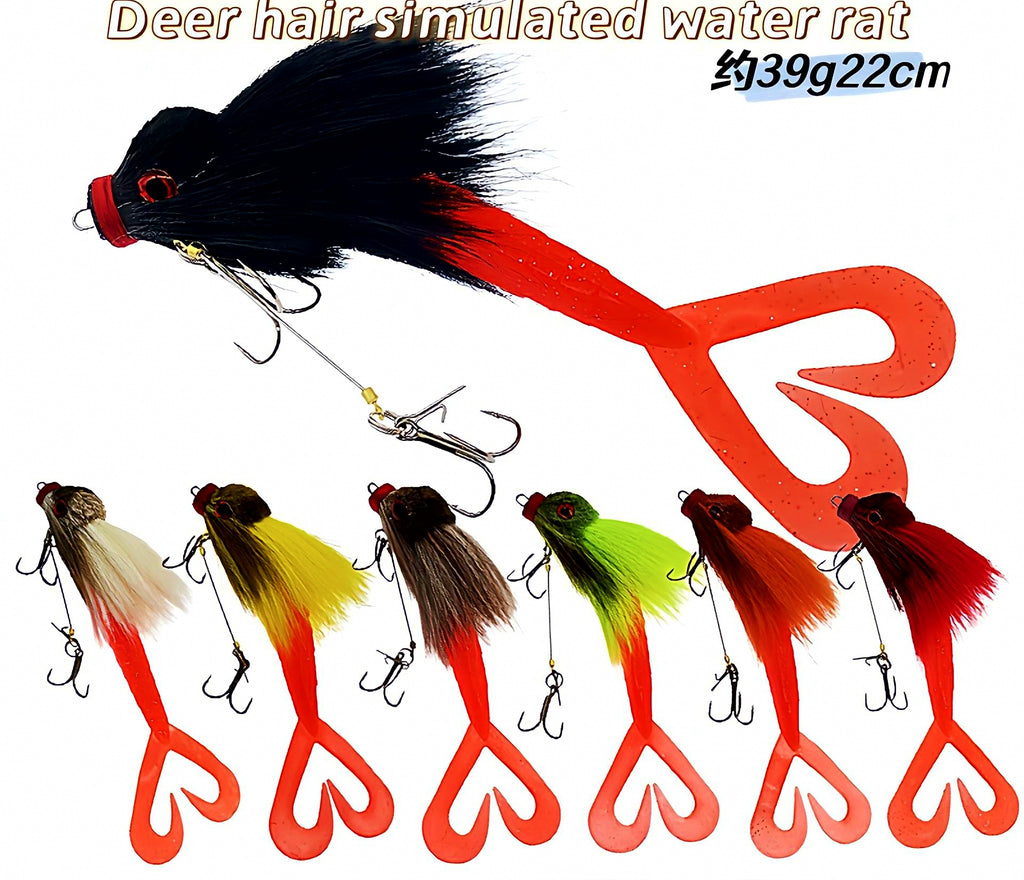 Deer Hair Mouse Lure, Saltwater Boat Fishing, 39 g (1.4 oz) – product photo