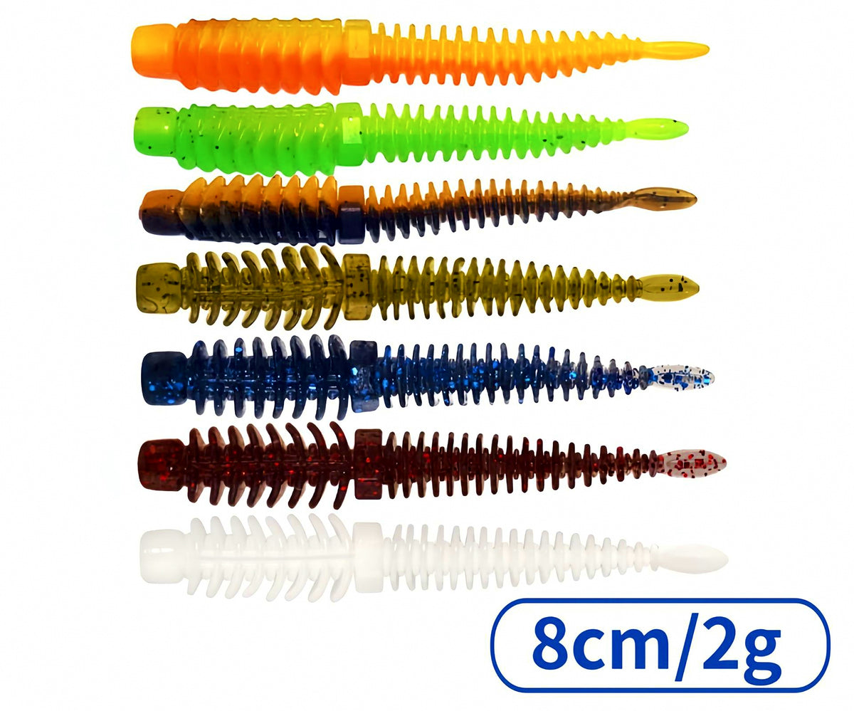 Floating Soft Worm Lure, 8 cm (3.1 in), 2 g (0.07 oz) – product photo
