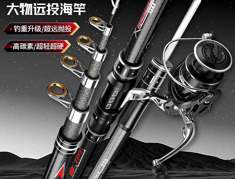 Hard Casting Rod & Reel Combo, 2.1–4.5 m (6.9–14.8 ft) – product photo