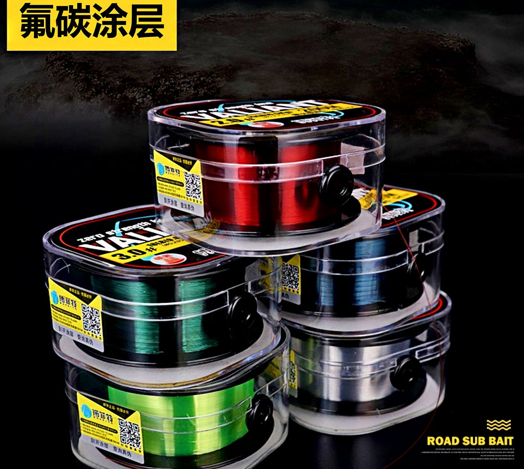 Fluorocarbon-Coated Nylon Leader Line, 200 m (219 yd), Clear – product photo