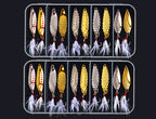 Casting Spoon Lures Set, 2–20 g (0.07–0.7 oz), 5 or 10 Pack – product photo