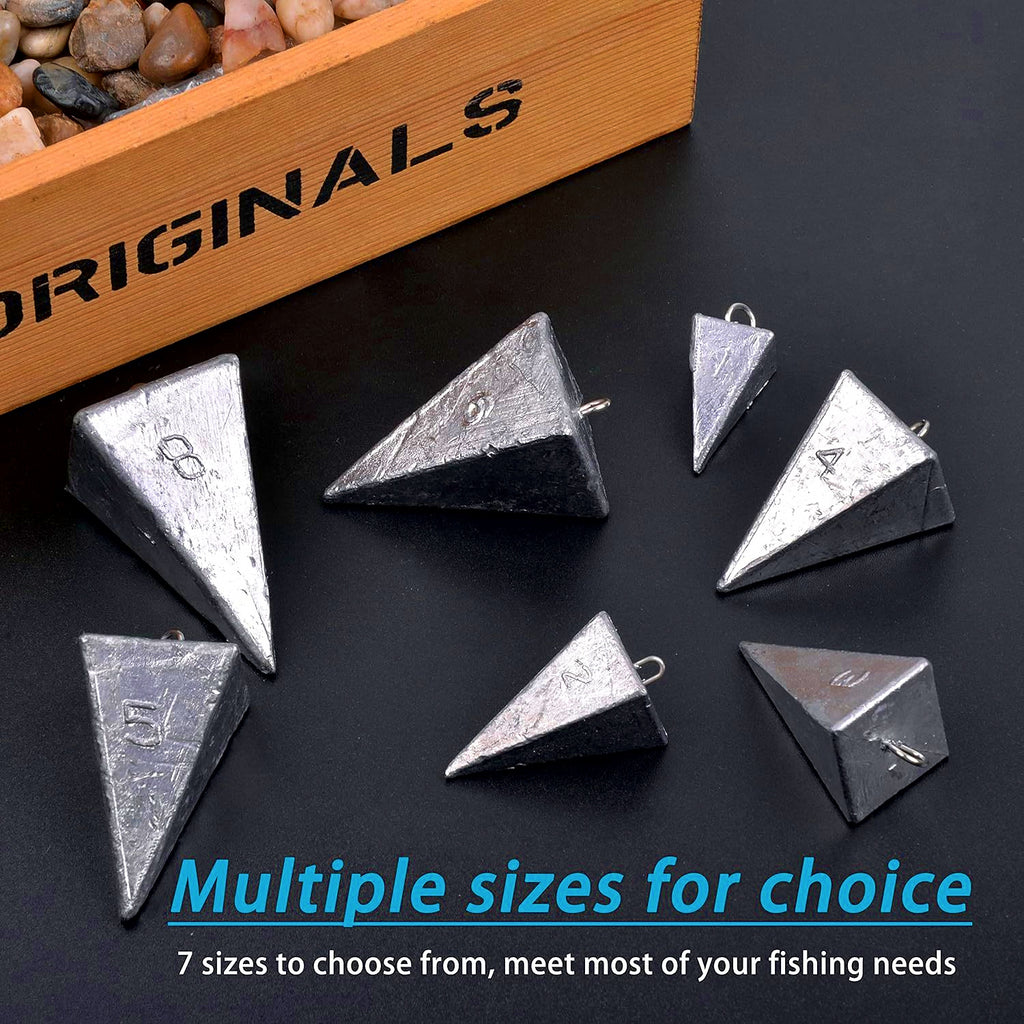 Pyramid Sinker with Eye, Lead, 1–16 oz (28–448 g) – product photo