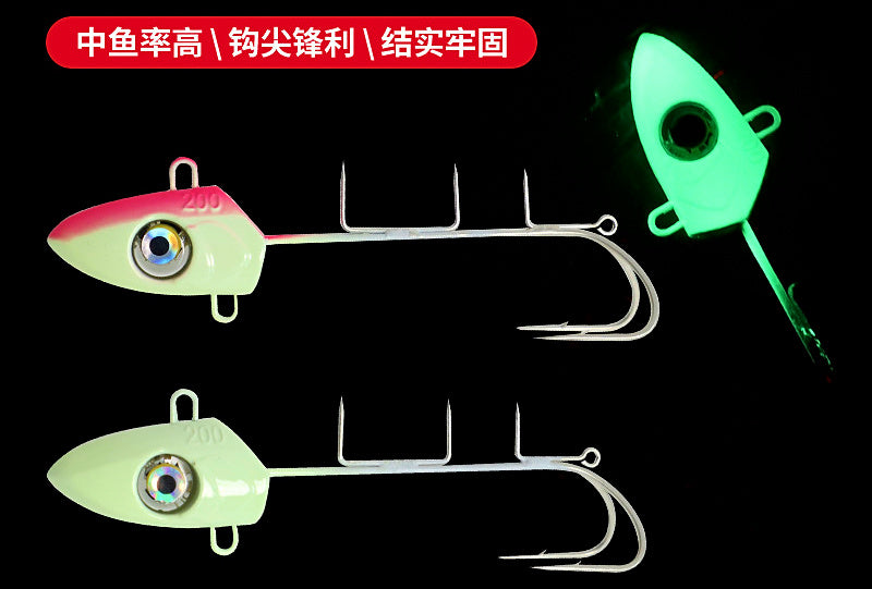 Glow Double Hook Jig, 100–300 g (3.5–10.6 oz) – product photo