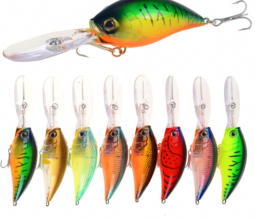Long Lip Deep Diving Crankbait, 7 cm, 22 g (0.8 oz) – product photo