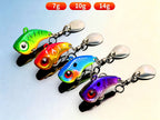 Metal VIB Blade Lure with 3 Treble Hooks, 7–14 g (0.25–0.5 oz) – product photo