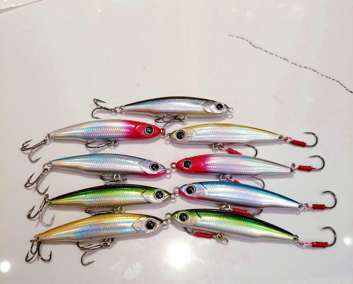 Sinking Pencil Lure, 3.5–8.5 g (0.12–0.30 oz), Single/Treble Hook – product photo