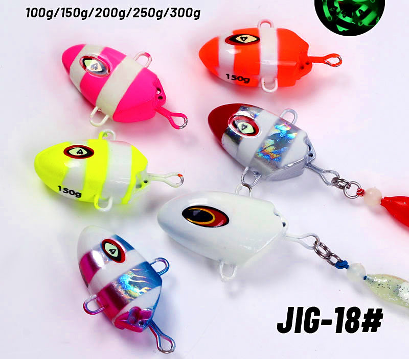 Fish Head Metal Jig, 100–300 g (3.5–10.6 oz) – product photo