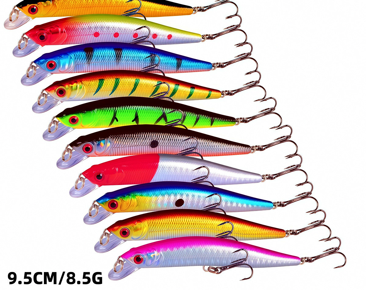 Minnow Hard Bait Lure, 9.5 cm (3.7 in), 8.5 g (0.30 oz) – product photo