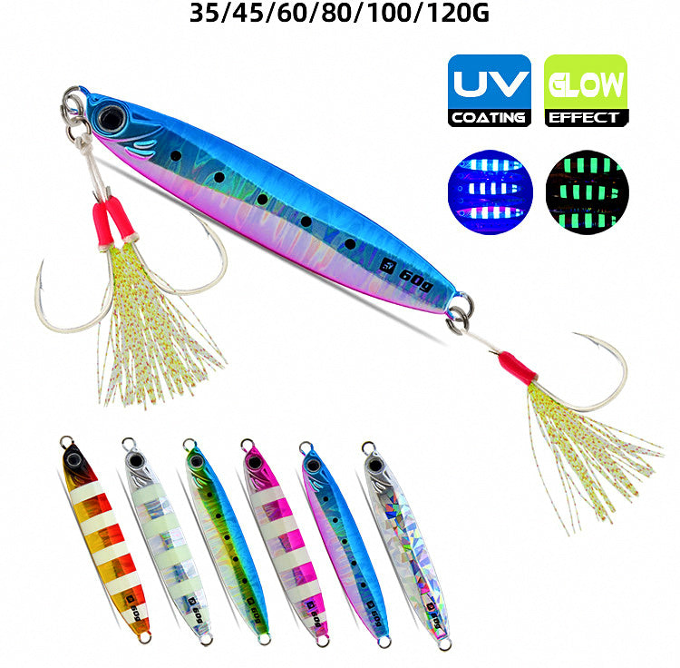 Metal Jig for Slow Pitch & Speed Jigging, 35–120 g (1.2–4.2 oz) – product photo