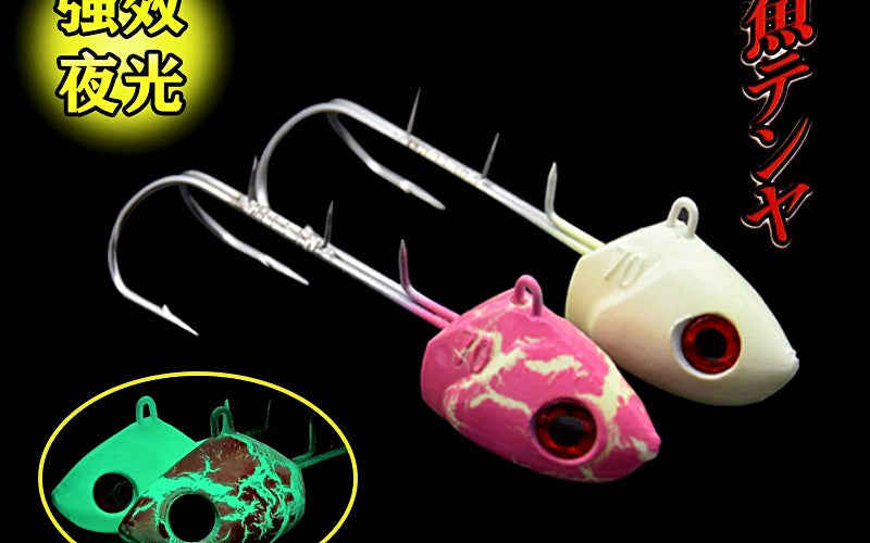 Glow Cutlassfish Tenya Jig with Assist Hooks, 150–500 g – product photo