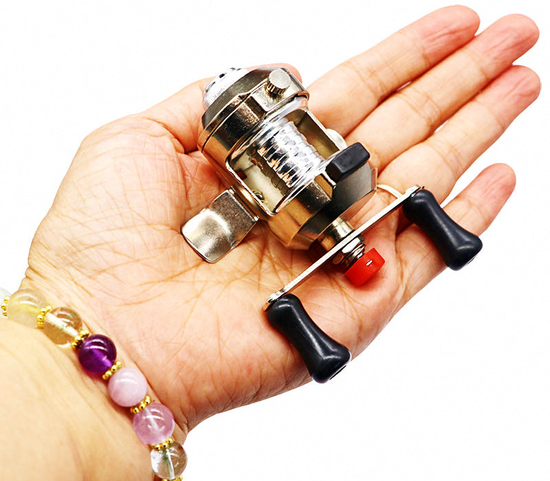 Mini Metal Drum Reel for Micro Jigging and Ice Fishing – product photo