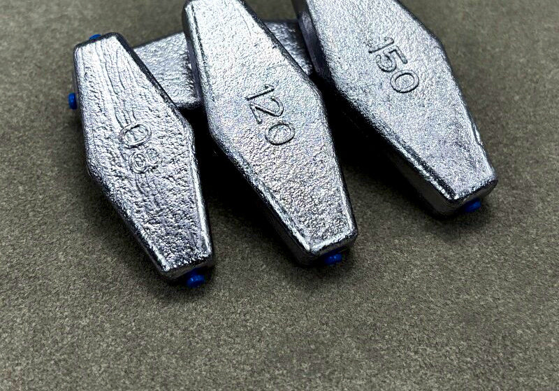 Hex Diamond Sinker, Plastic Core, 0.35–7 oz (10–200 g) – product photo