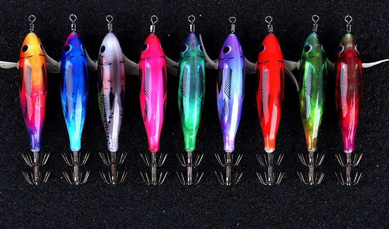 Glow Wood Shrimp Squid Jig, 5.5 cm (2.2 in) – product photo