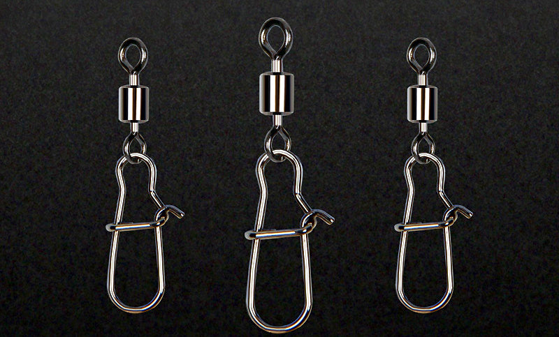 Stainless Steel Fishing Snaps, Reinforced Safety Pin Style – product photo